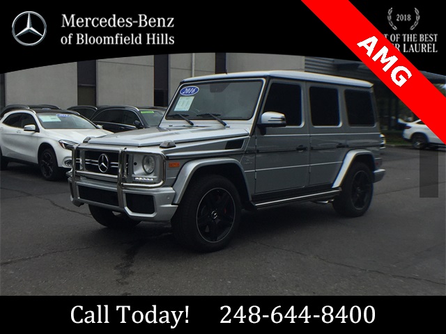 Certified Pre Owned 2016 Mercedes Benz G Class Amg G 63 Suv Awd 4matic